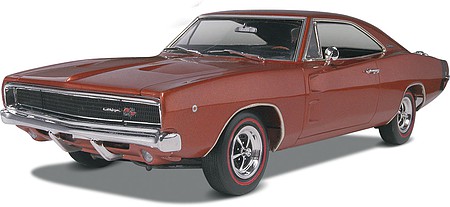 1968 Dodge Charger 2'n1 -- Plastic Model Car Kit -- 1/25 Scale -- #854202